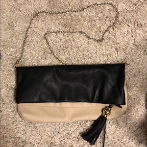 Black and Tan Steve Madden Purse